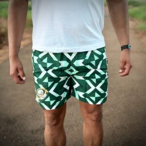 Horing Wit en Groen Springbok Swembroek