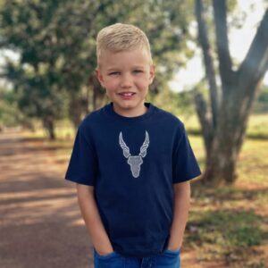 Bokkie T-Hemp - Kopbeen - Blou