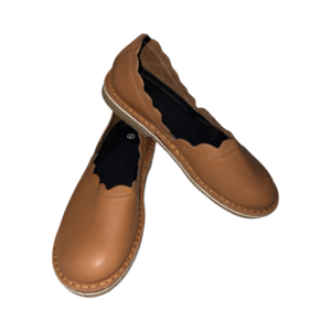 Rosies Leer Pumps - Tan
